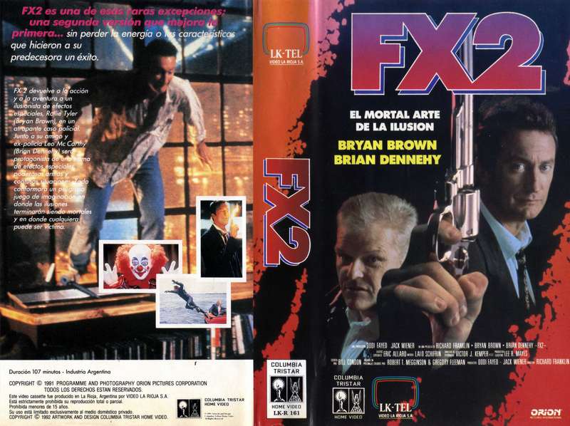 encerrar pluma romántico FX2 (Efectos Especiales 2) - RaroVHS Películas En VHS Accion, VHS