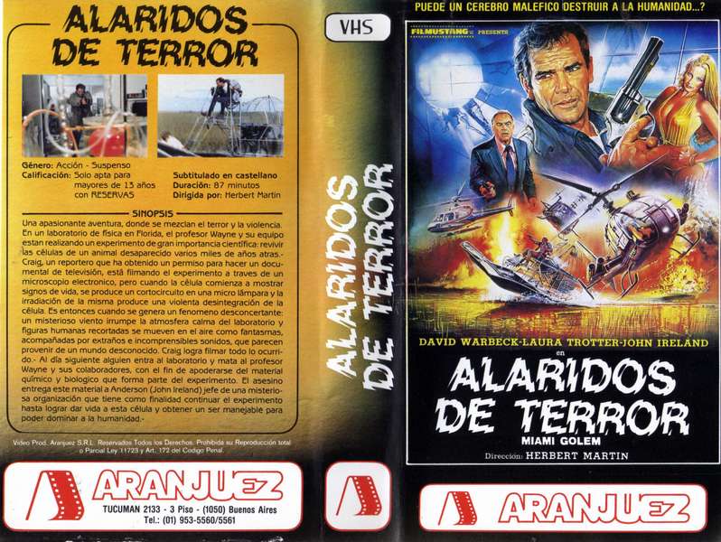 Carátula VHS Argentino