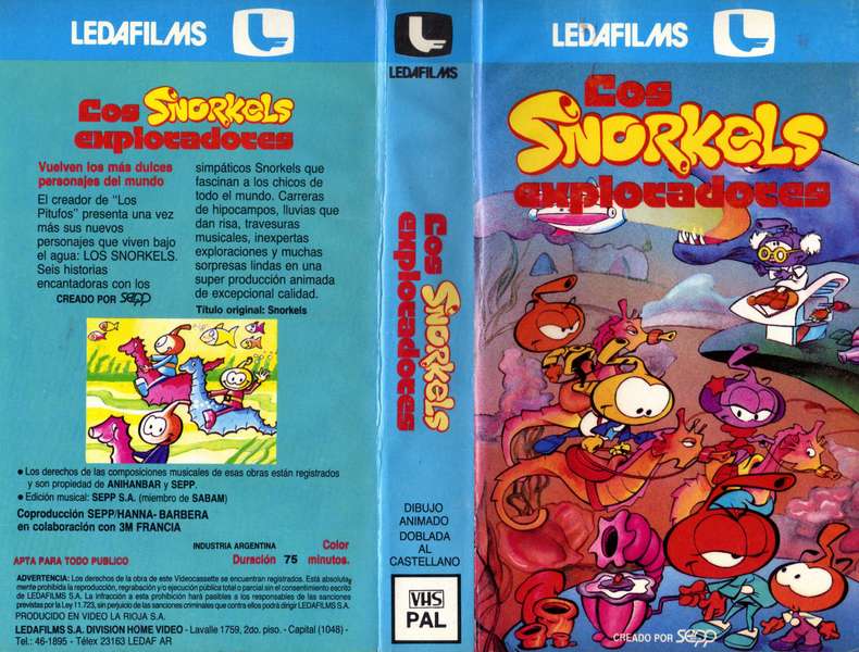 Los Snorkels Dibujos Animados Infantiles