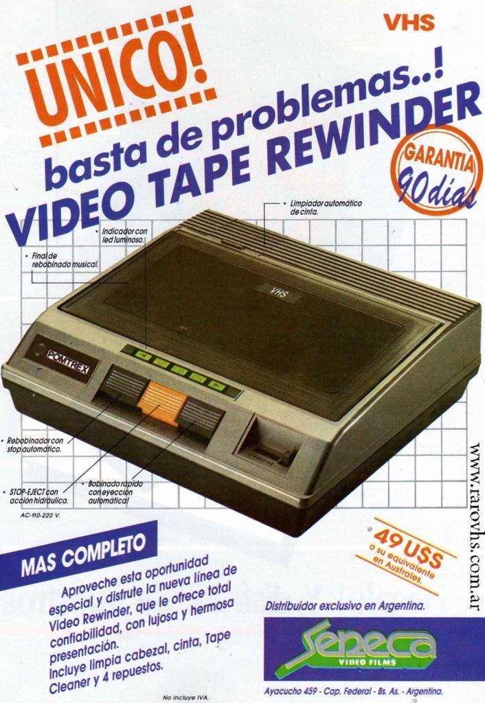 video tape rewinder
