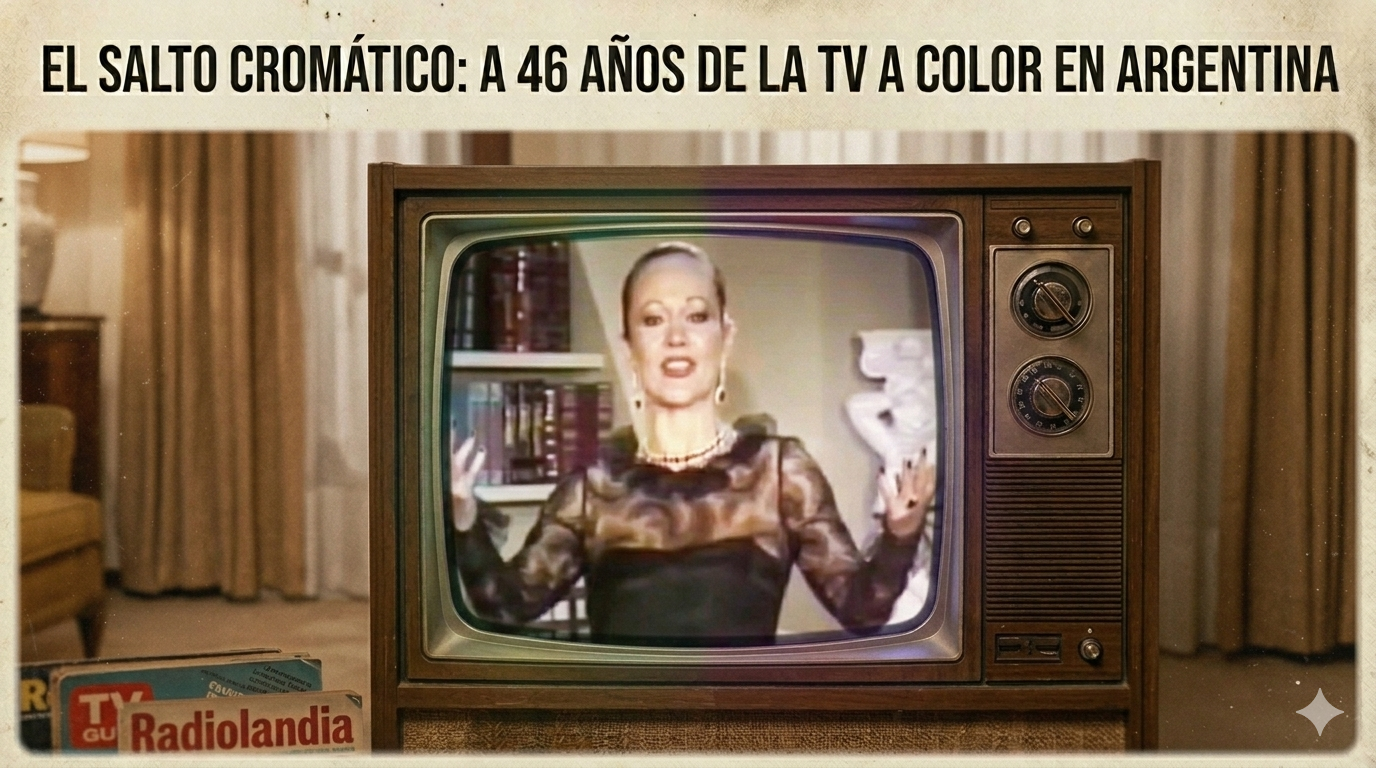 Inicio de la TV a color en 1980