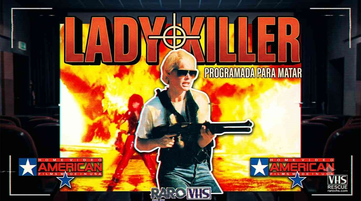 caratula de vhs lady killer american rampage 1989 american home video